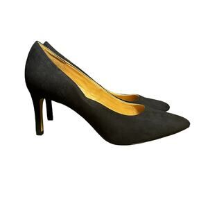 J.Crew Factory Store Microsuede Heeled
Pumps Women's Size 8 black Style
BJ248